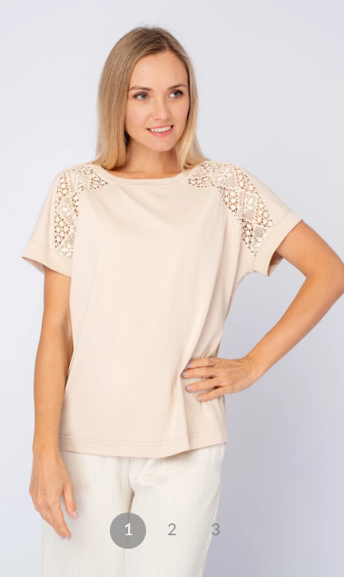 Футболка жен (АРТ. L1.4028-3XPE10+KZ)