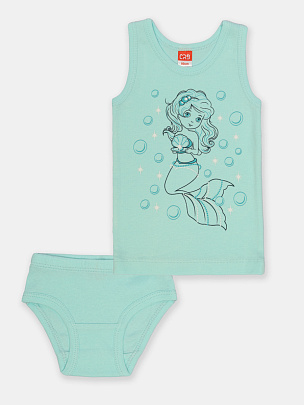 Комплект  дев  (майка, трусы) (АРТ. CSKG 30041)