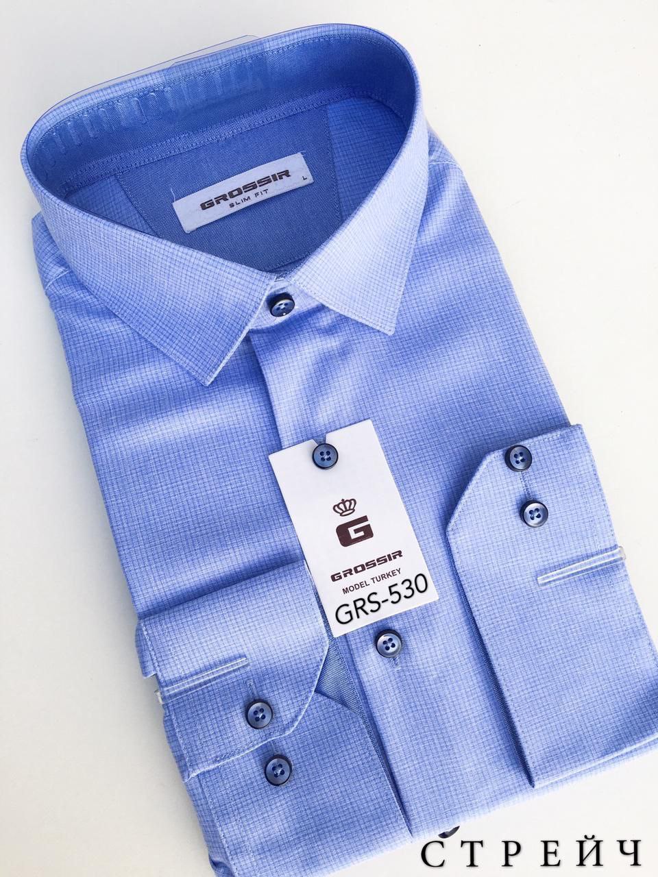 Рубашка муж Slim Fit  NON IRON (АРТ. GRS-530)