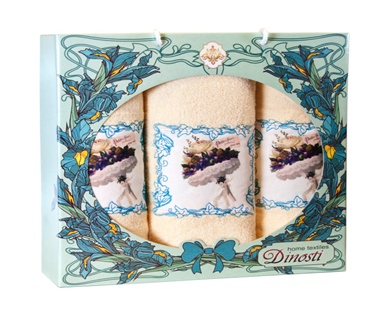 Набор махровых полотенец (АРТ. БСС-6)