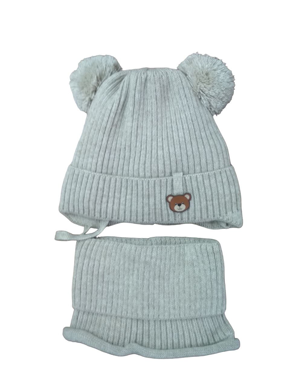 Комплект зимний (шапка+снуд) Ушки (АРТ. ЗКМ22-880)