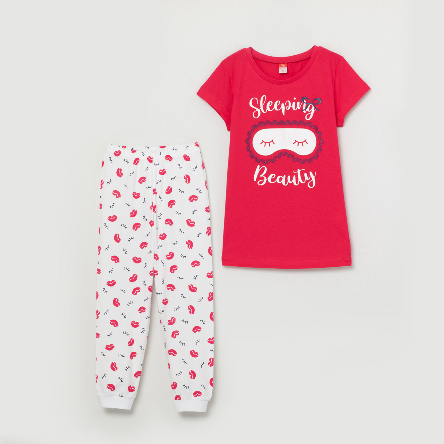 Комплект дев  (футболка, брюки) (АРТ. CSJG 50045)