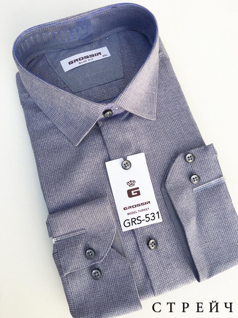 Рубашка муж Slim Fit  NON IRON (АРТ. GRS-531)