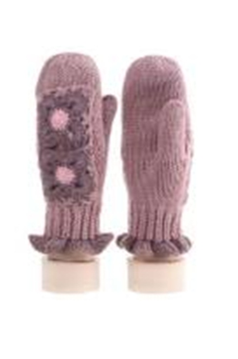 Варежки жен трикотажные (АРТ. M344-L)