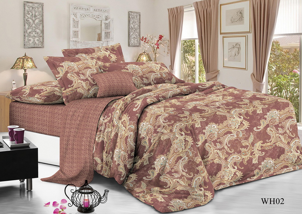 КПБ 2-х сп сатин (АРТ. wh02)