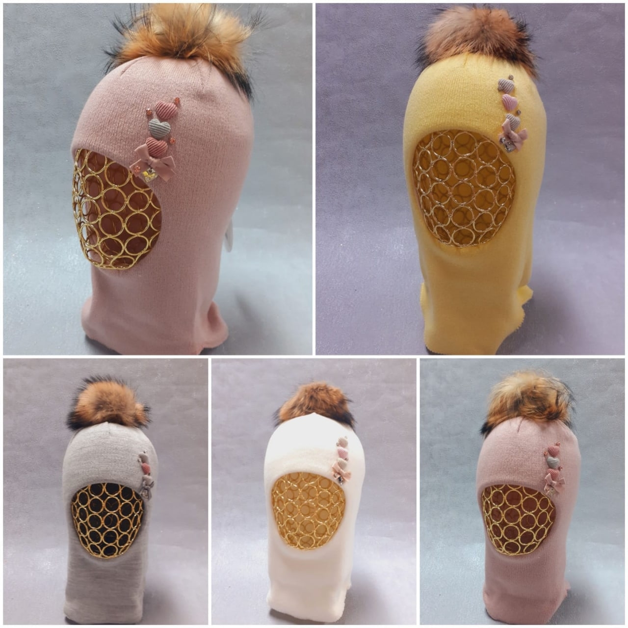 Шлем зимний-енот Эдда (АРТ. D458/енот)