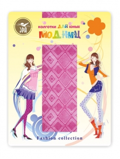 Колготки дет "Ромбы" 40 ден (АРТ. П31-282)