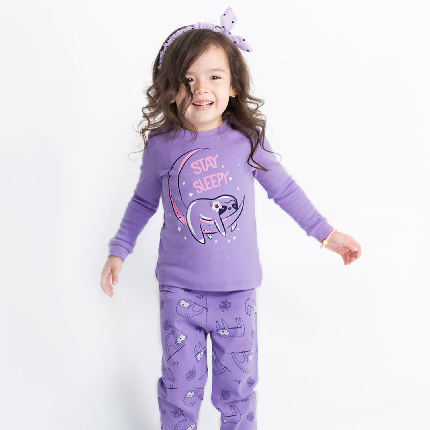 Комплект дев (джемпер, брюки) (АРТ. CSKG 50039)