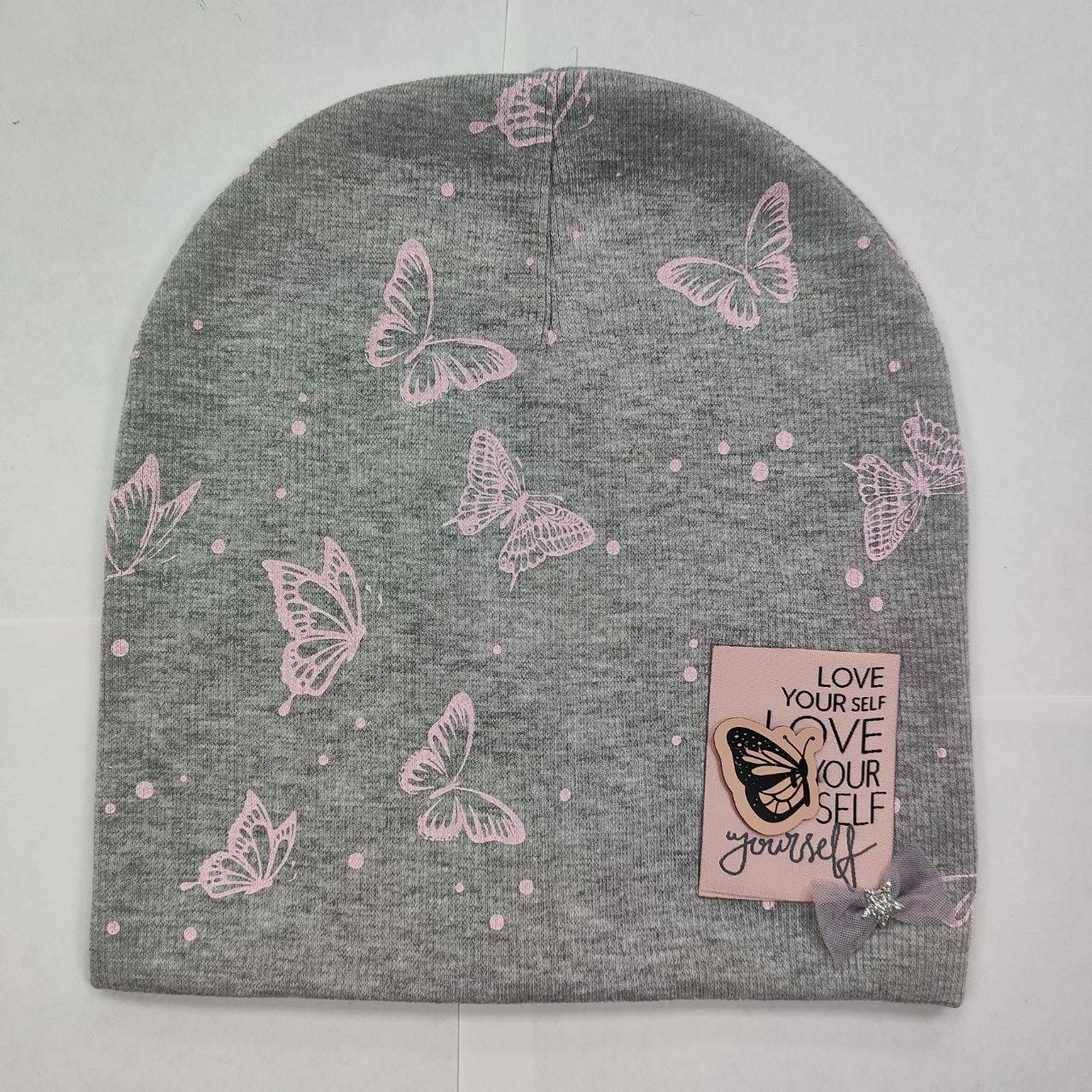 Шапка-рубчик Бабочки (АРТ. 22-446ТШД)