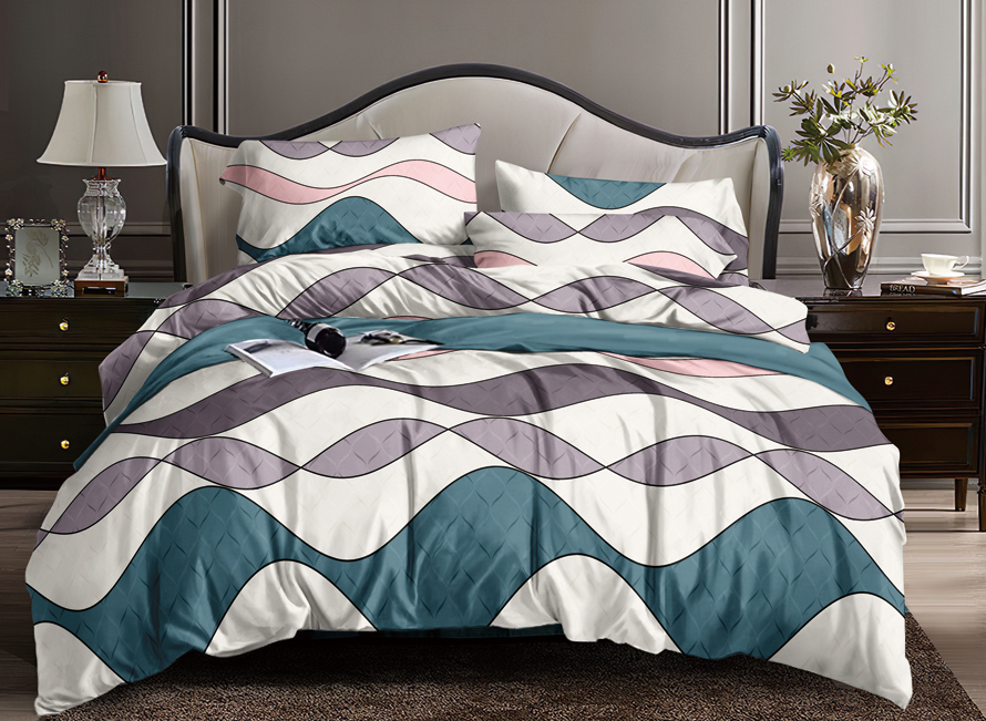 КПБ 2-х сп с простыней 200*220 микросатин  (АРТ. FS2343-10)