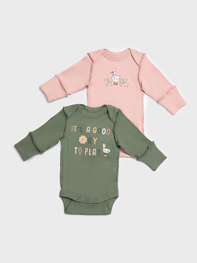 Боди дет (2шт) дл рукав (АРТ. 13016-1-2)