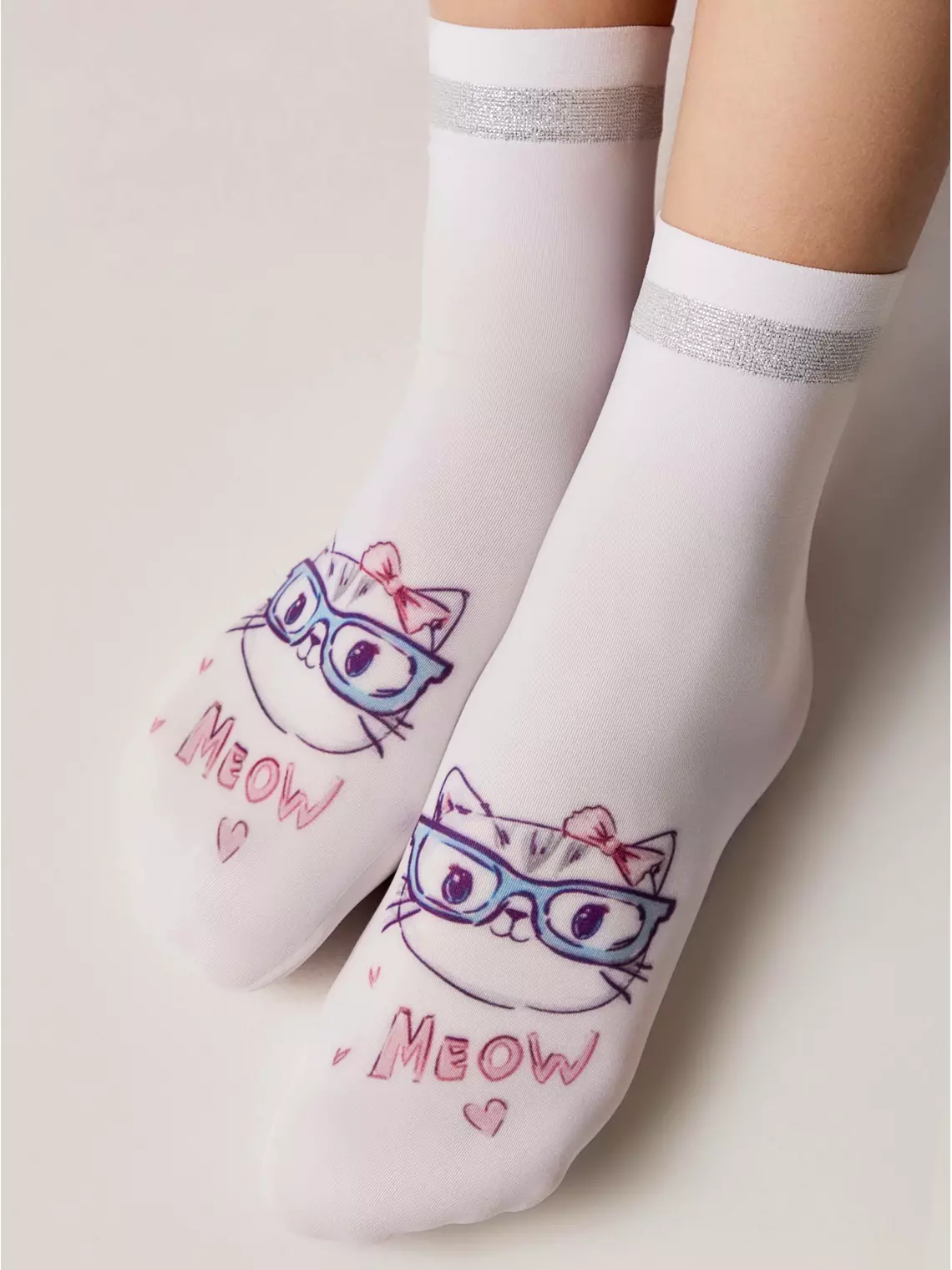 Носки дет.c рисунком и люрексом (АРТ. 21С-114СП)