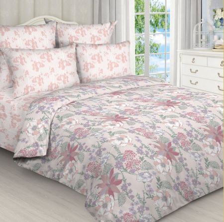 КПБ 2-х Евро поплин (АРТ. П-2559)