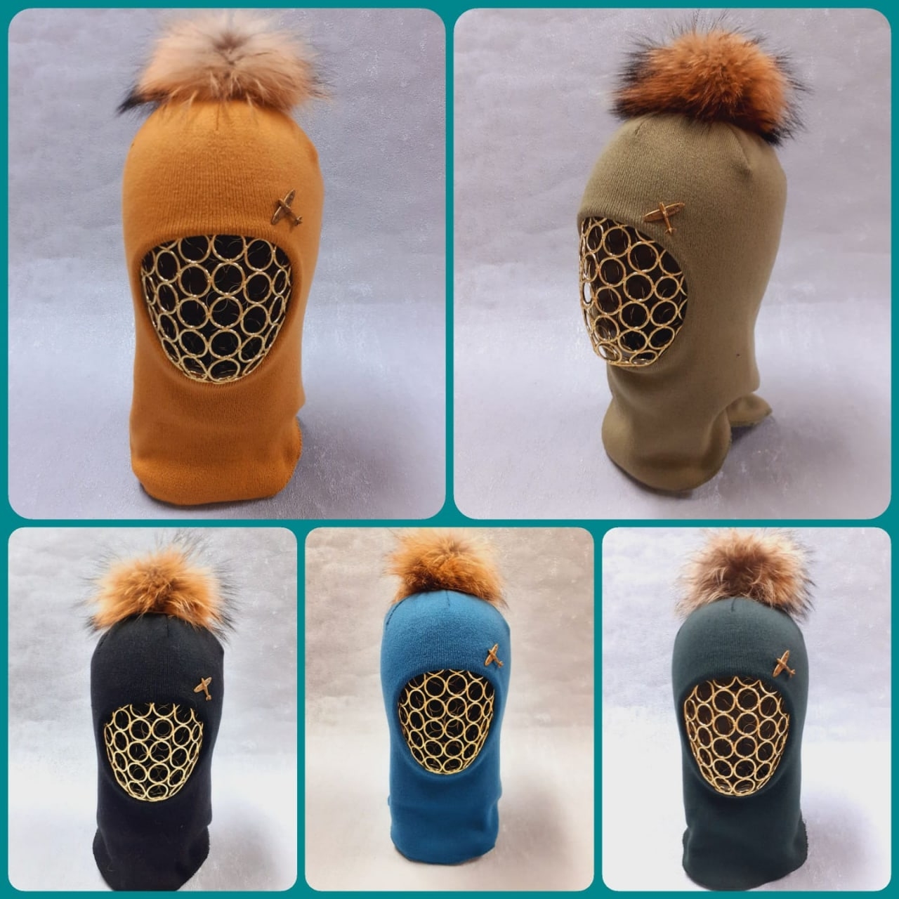 Шлем зимний-енот Мигель (АРТ. Мигель)