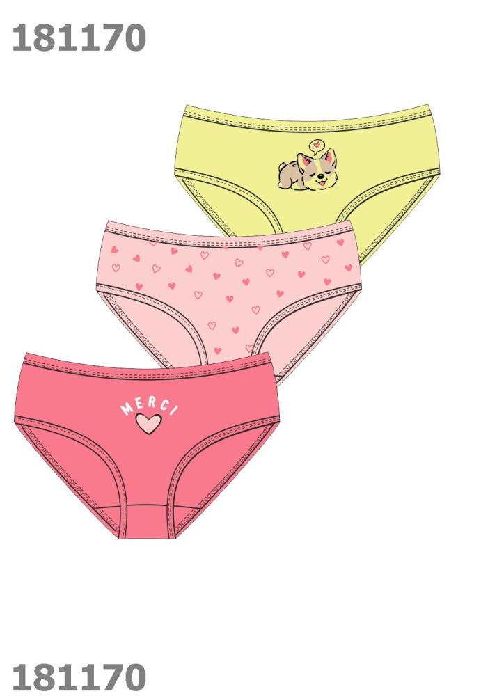 Трусы дев (упак-3 шт) (АРТ. GC5614)