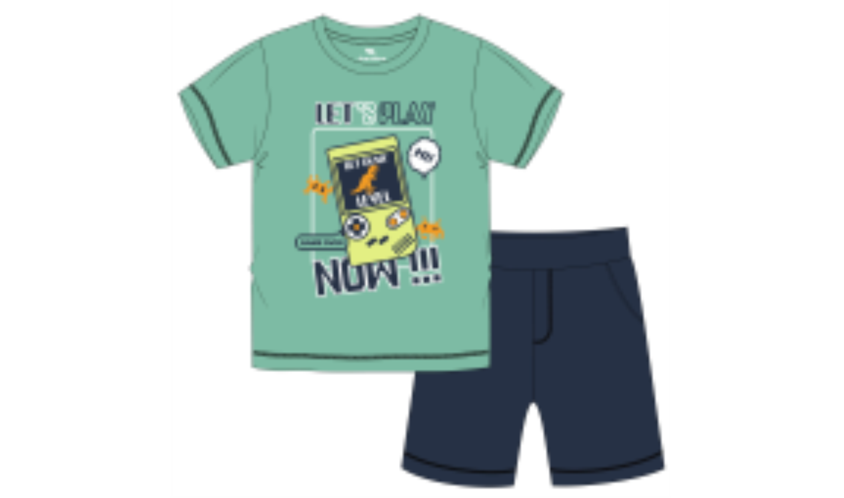 Комплект мал (футболка, шорты) (АРТ. CWKB 90147)