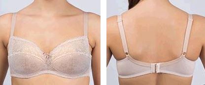 Бюстгальтер жен (АРТ. 2185-2 серебристый пион)