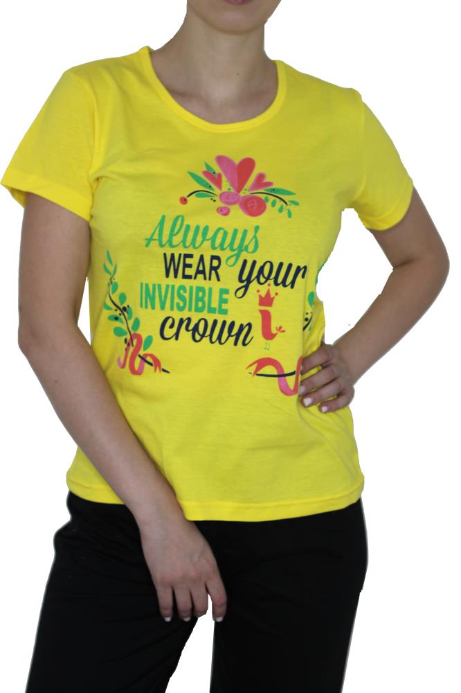 Футболка жен принт (АРТ. Футболка жен 48-56)