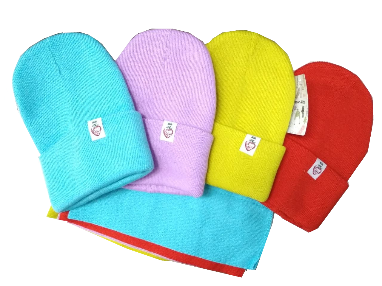 Комплект (шапка+снуд) дет Однотонка отворот (АРТ. ДКД21-563)