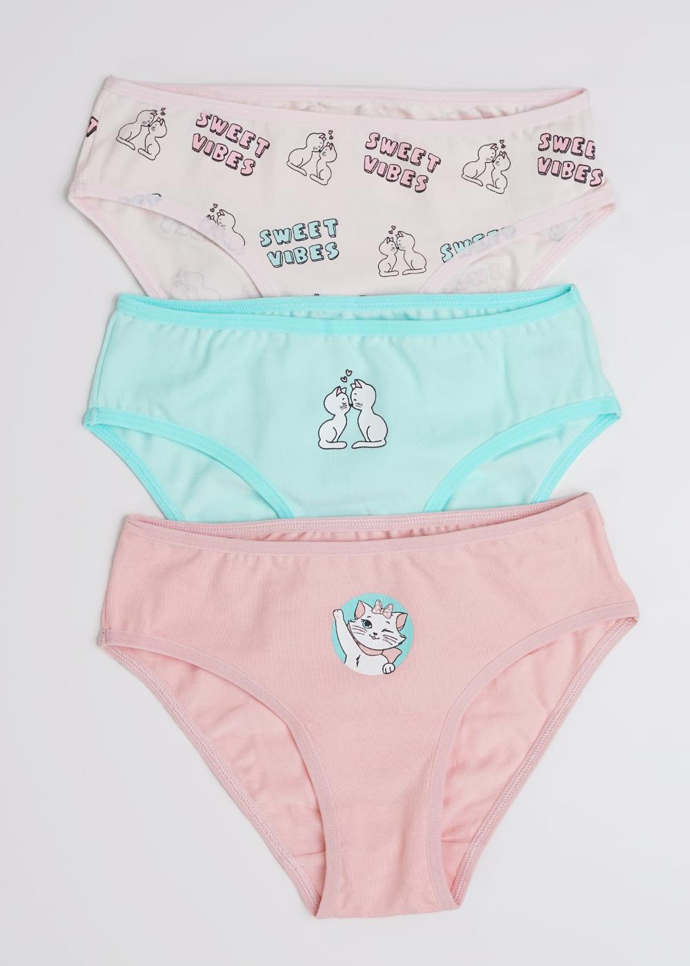 Трусы дев (упак-3 шт) Clever (АРТ. GC5568)