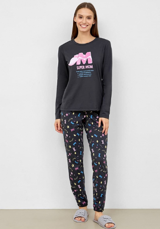 Комплект жен (джемпер+брюки) (АРТ. 592307)