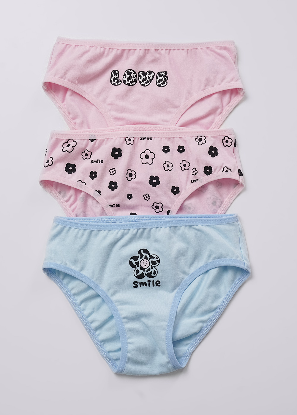Трусы дев (упак-3 шт) (АРТ. GC5641)