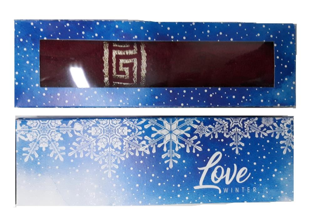 Комплект коробка Волшебных моментов 5,5*18*5,5, полотенце махровое 30*30 (Art soft tex) (АРТ. НК-3)