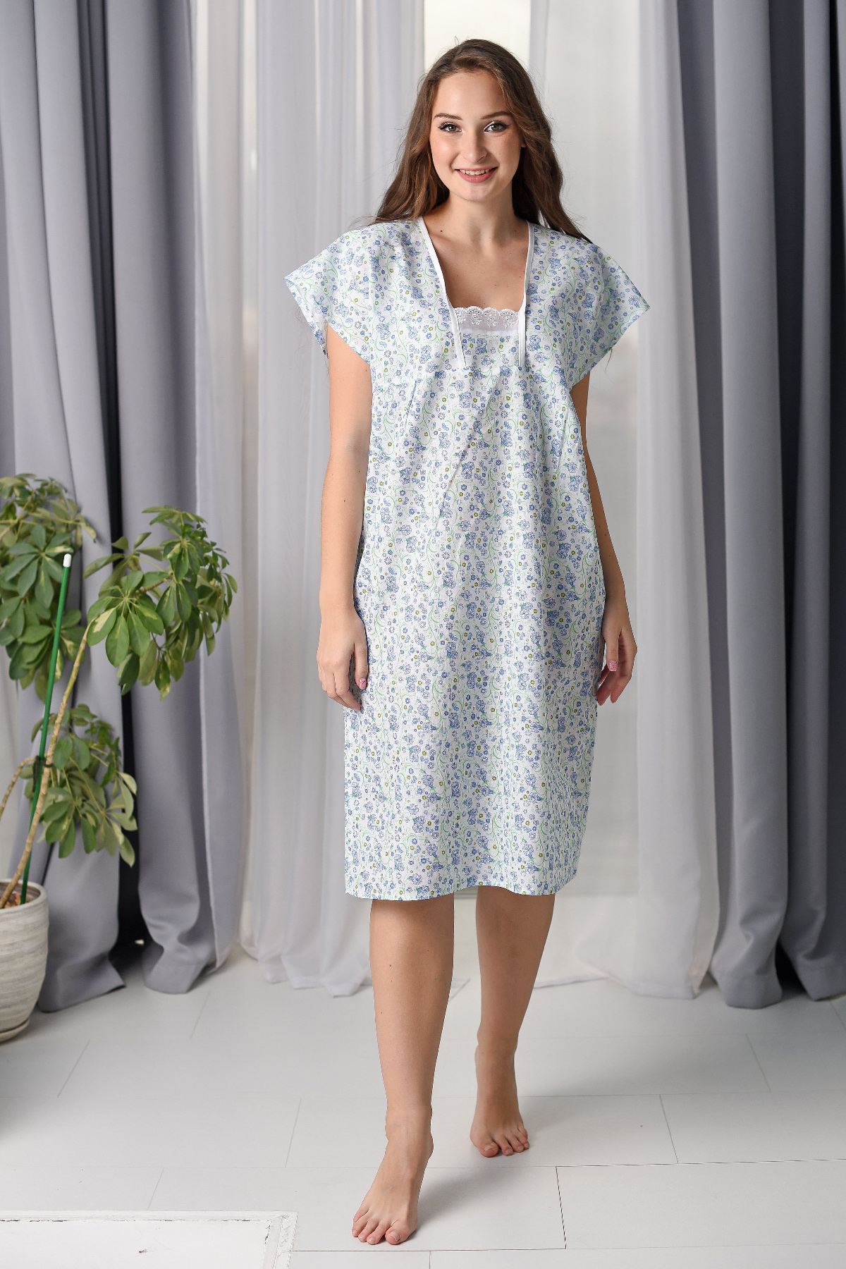 Сорочка жен"Шуянка"бязь (АРТ. С-1)