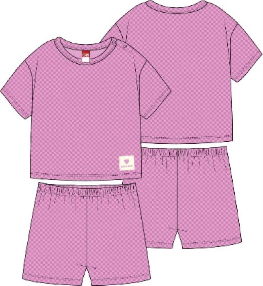 Комплект дев (футболка, шорты) CRB (АРТ. CSBG 90253)