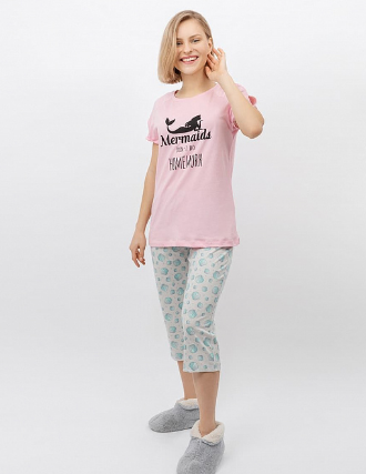 Комплект жен(футболка+бриджи) (АРТ. 592342)