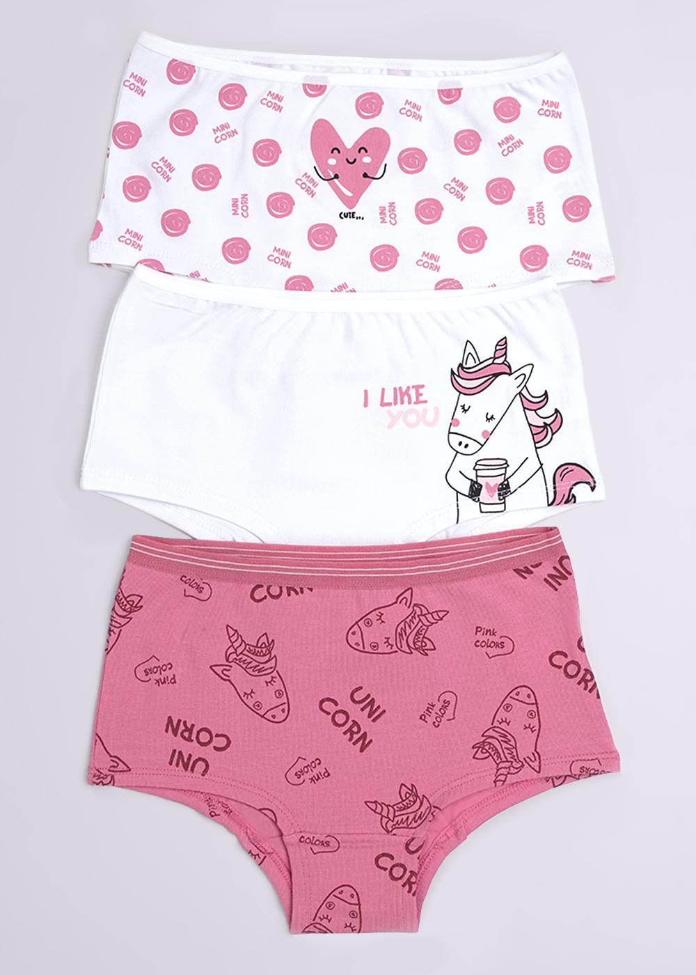 Трусы дев (упак-3 шт) (АРТ. GSH5587)