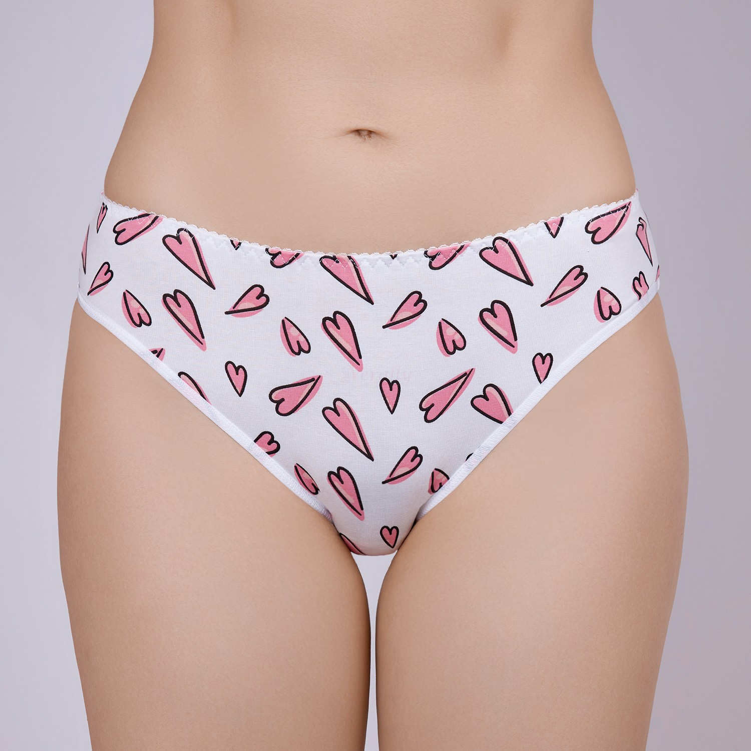 Трусы жен (АРТ. 101-8 розовые сердца)