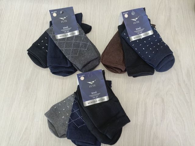 Носки муж (ангора 3 пары) (АРТ. 9925)
