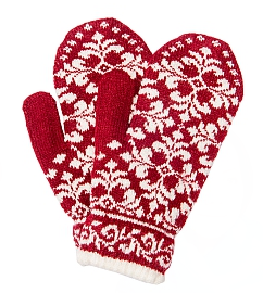 Варежки жен трикотажные (АРТ. M587-L)