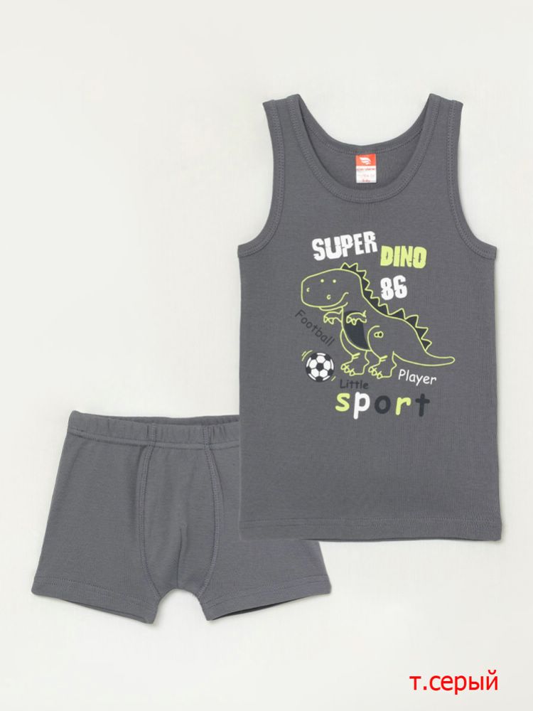 Комплект для мальчика (майка, трусы-боксеры) (АРТ. CSKB 30013)