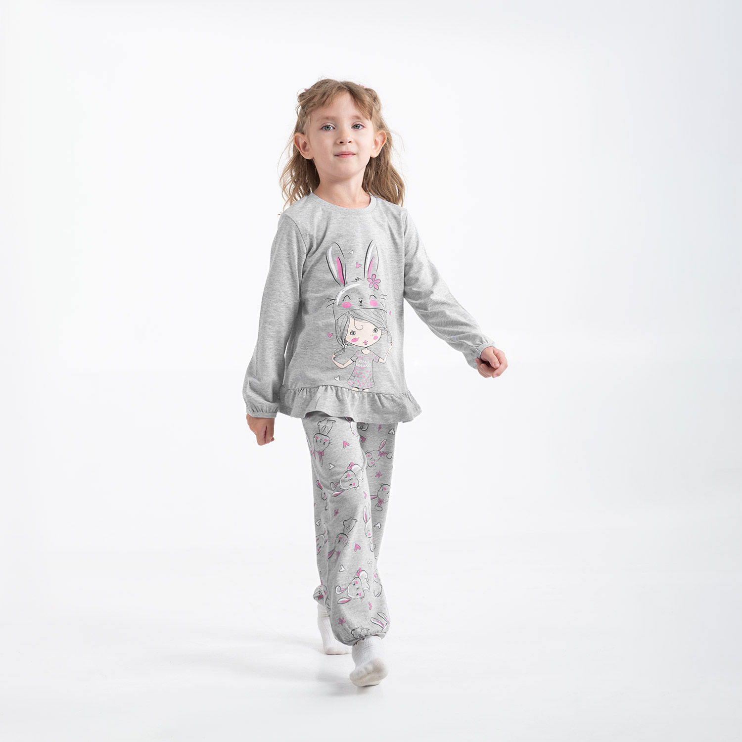 Комплект дев (джемпер, брюки) (АРТ. CSBG 50036)