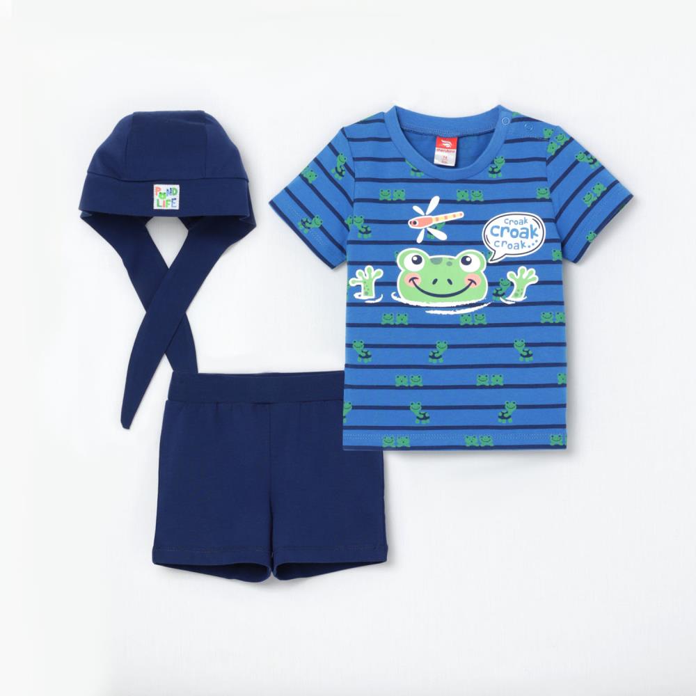 Комплект яс (футболка, шорты, шапочка) Cherubino (АРТ. CSNB 90027)