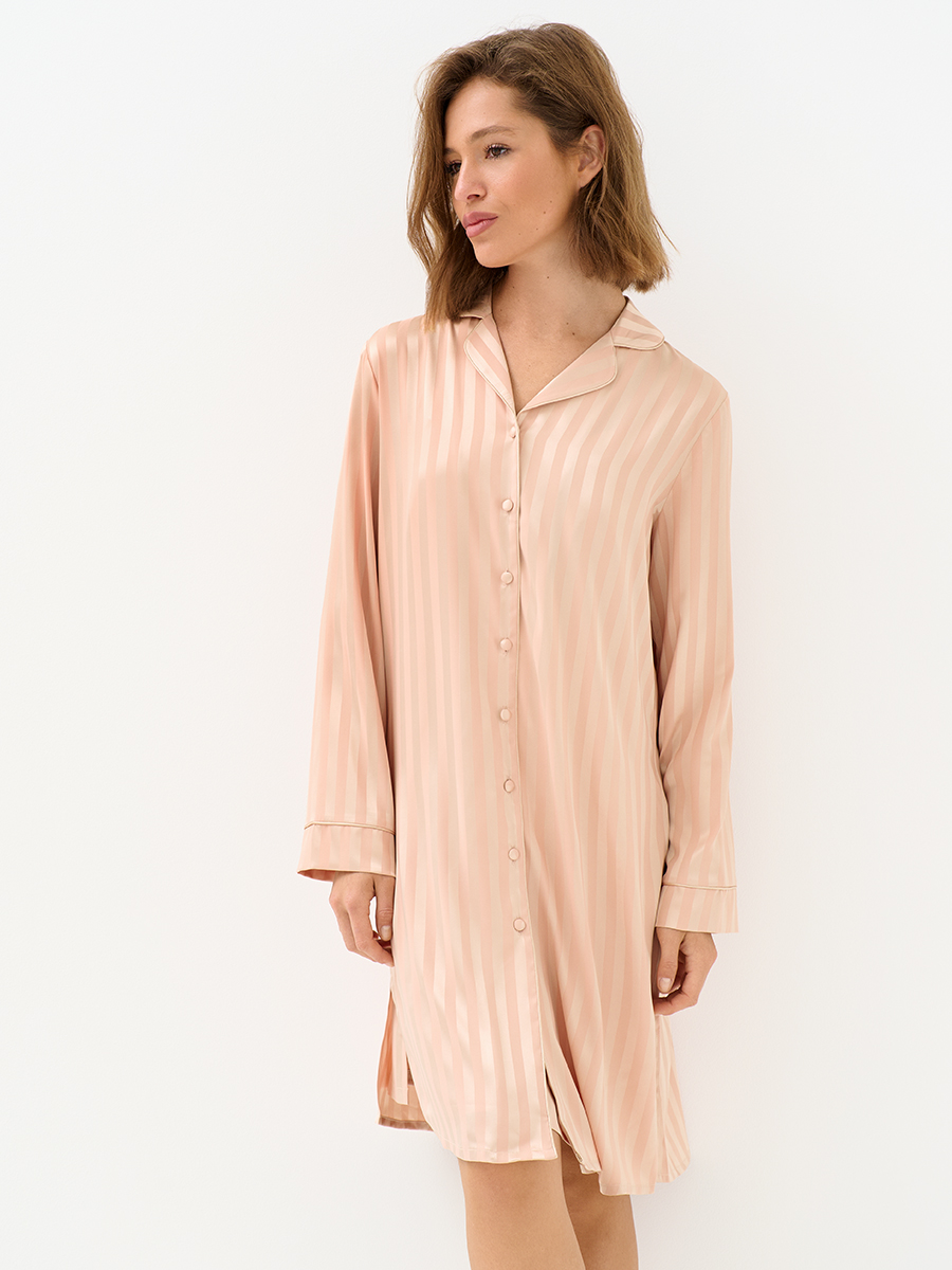 Рубашка пижамная жен OmD 0413D LINE (АРТ. OmD 0413D)
