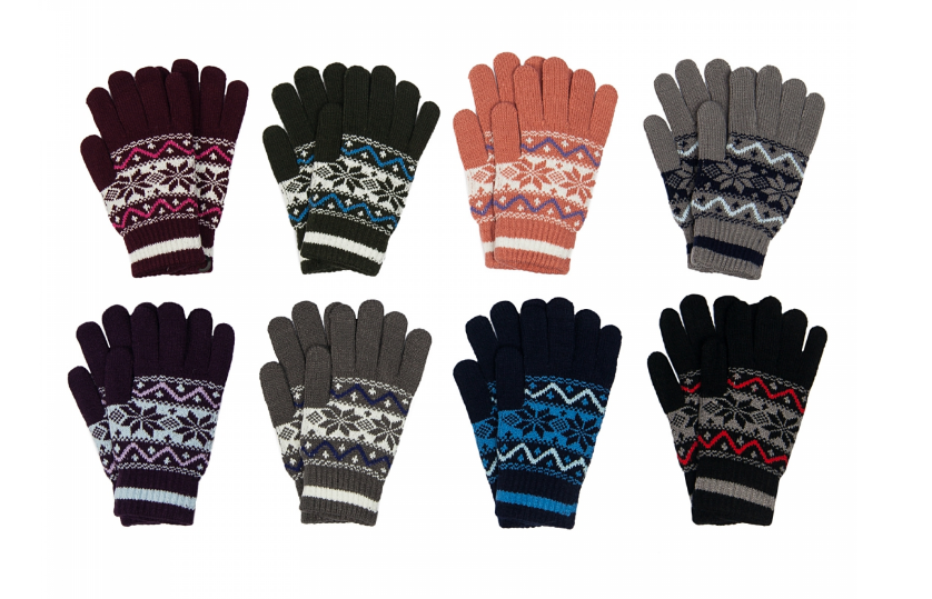 Перчатки жен трикотажные (АРТ. S542-L)