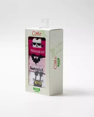 Носки жен. хлопковые CLASSIC (1упак-3шт) (АРТ. 17С-183СП упак-3шт)