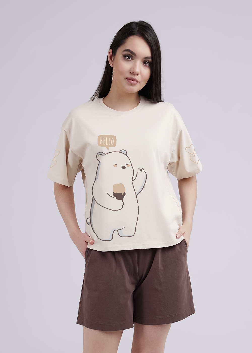 Футболка жен Clever (АРТ. LP14-1114 в)