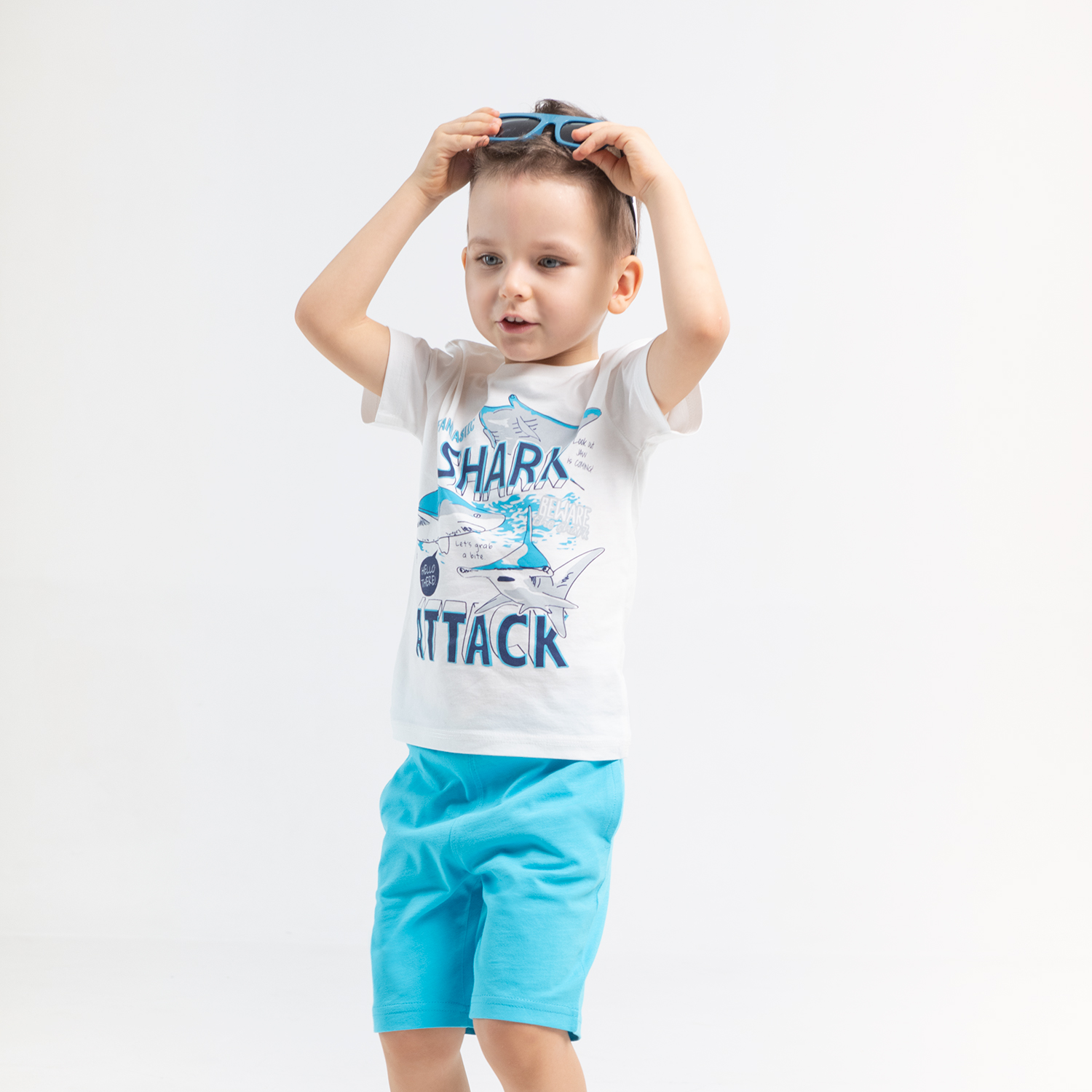 Комплект мал (футболка, шорты) (АРТ. CSKB 90012)