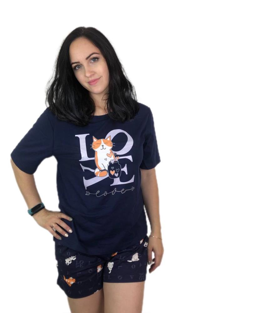 Комплект жен (футболка+шорты) (АРТ. 82748)