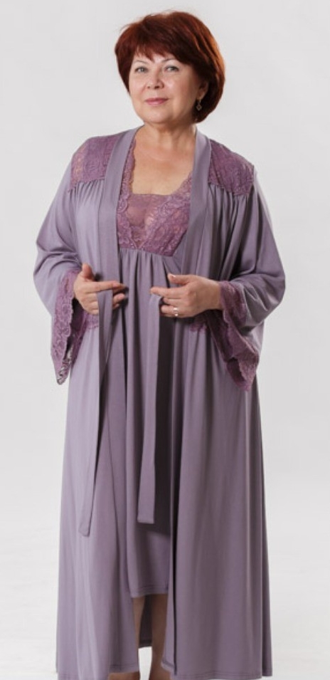 Комплект жен (халат+сорочка) (АРТ. 20-317/3)