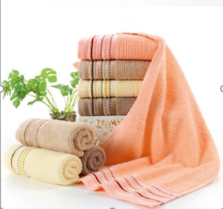 Полотенце махровое 50*90 Aisha Home Textile (430 гр Ring 16/1 )/уп-10 шт. (АРТ. Поинт 50*90)