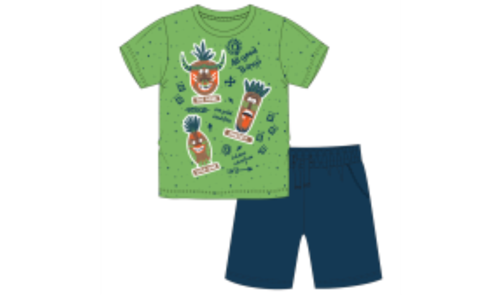 Комплект мал Cherubino (футболка, шорты) (АРТ. CSKB 90101)