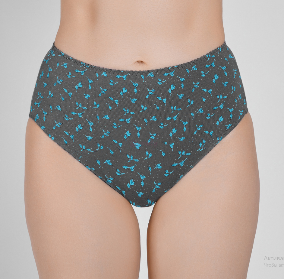 Трусы жен (АРТ. 109-8 веточка на сером)
