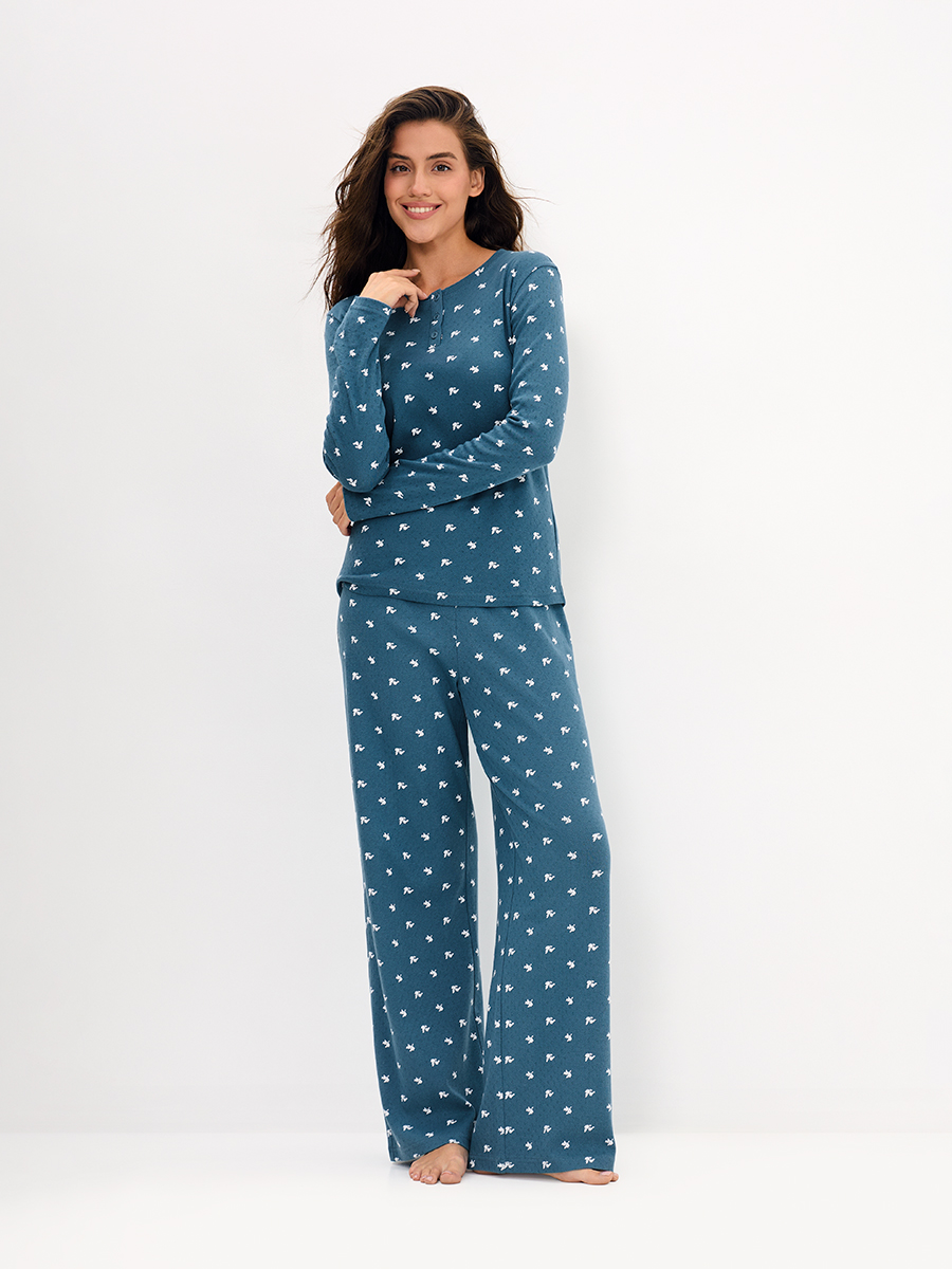 Пижама жен (АРТ. OmD 0244D POINTELLE PRINT AW26)