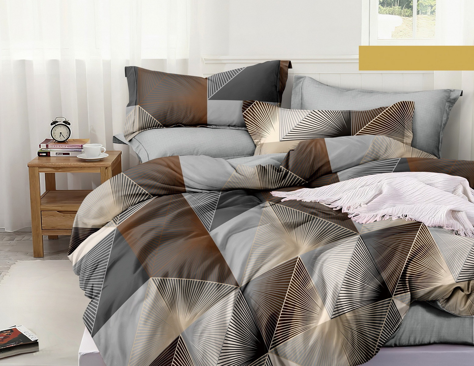 КПБ 2-х Евро поплин на резинке (АРТ. ПВ17-1330)