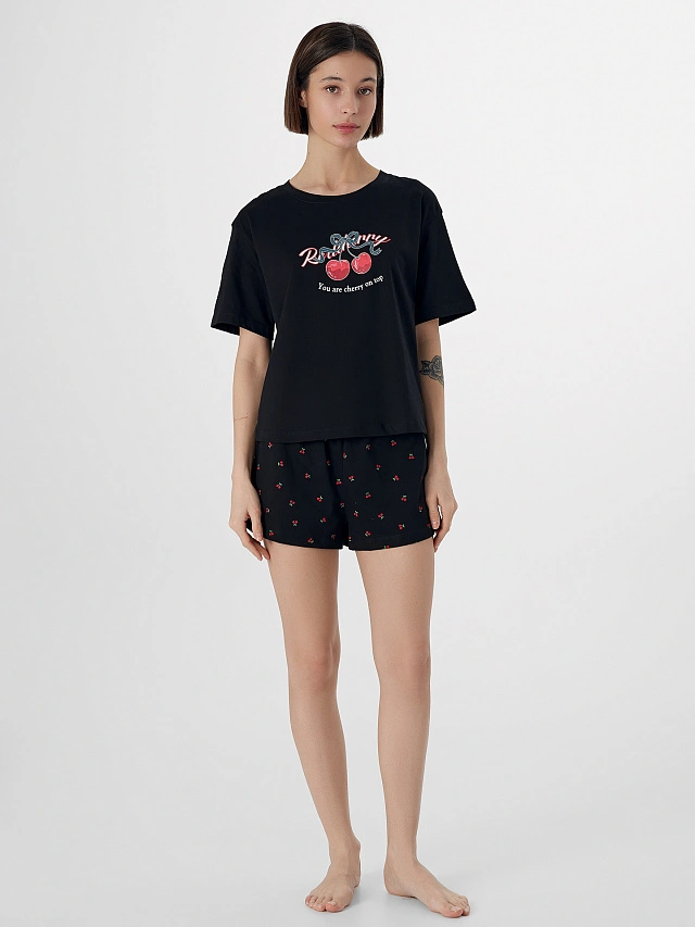 Комплект жен (футболка+шорты)  (АРТ. 592536)